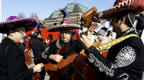 Mexicaanse akoestische achtergrondmuziek voor een bedrijfsfeest